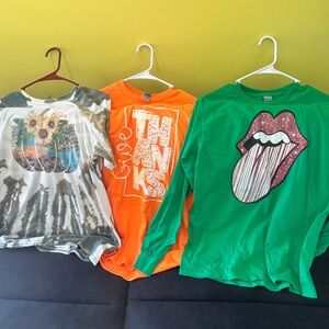 Lot of 3 New Holiday Lot of size Medium Women’s Shirts!